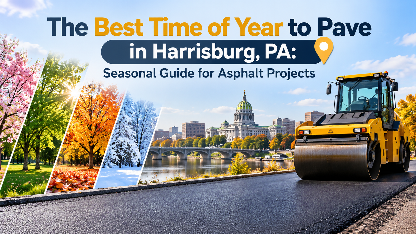 The Best Time of Year to Pave in Harrisburg, PA: Seasonal Guide for Asphalt Projects